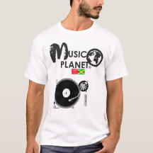 MUSIKPLANET OFFIZIELLER Männergrundsatz - T - Shir