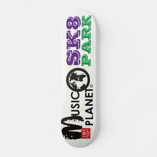 MUSIKPLANET SK8 PARK Skateboard (Vorderseite)