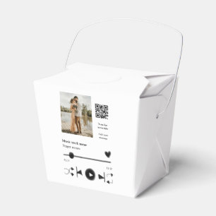 Musikplayer personalisiertes Paar Liebe q r Code t Geschenkschachtel