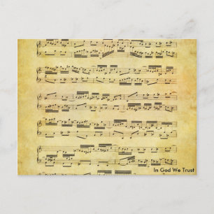 Musikpostkarte 24 postkarte