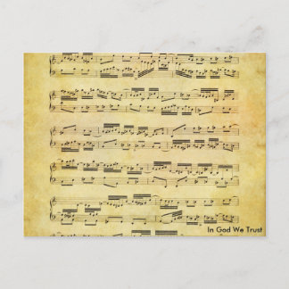 Musikpostkarte 24 postkarte