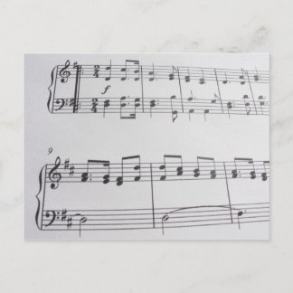 Musikpostkarte 32 postkarte