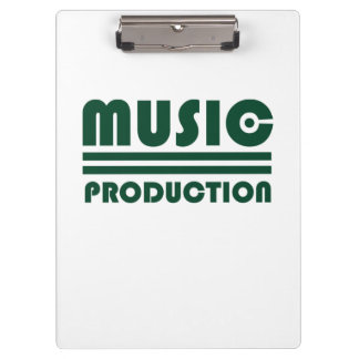 Musikproduktion Klemmbrett
