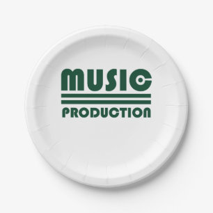 Musikproduktion Pappteller