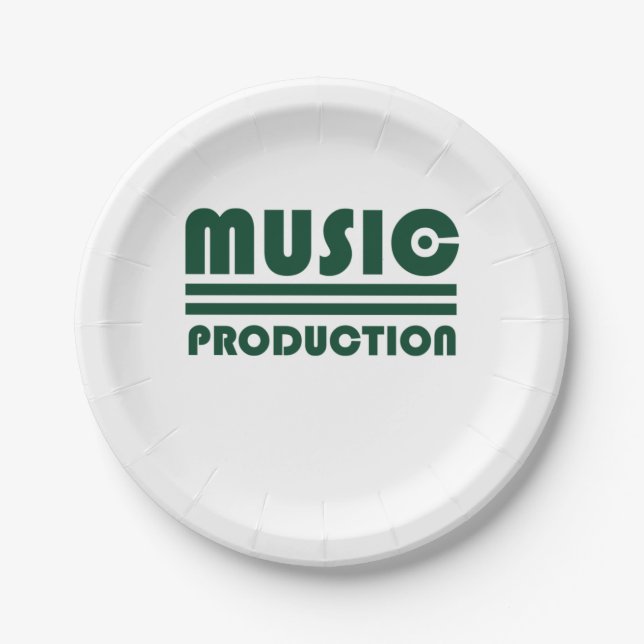 Musikproduktion Pappteller (Vorderseite)