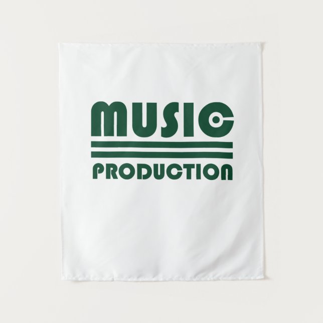 Musikproduktion Wandteppich (Vorderseite)