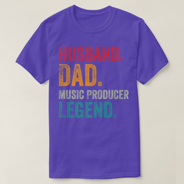 Musikproduzent von Husband-Vätern, der Beats Beat  T-Shirt (Design vorne)