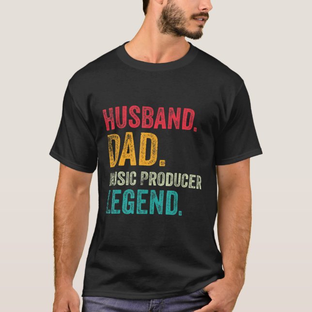 Musikproduzent von Husband-Vätern, der Beats Beat  T-Shirt (Vorderseite)