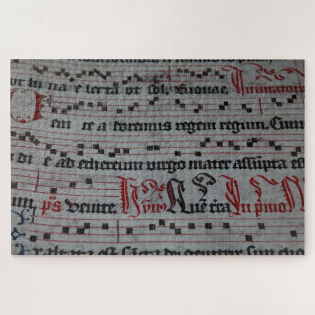 Musikpuzzle mittleren Alters (Horizontal)