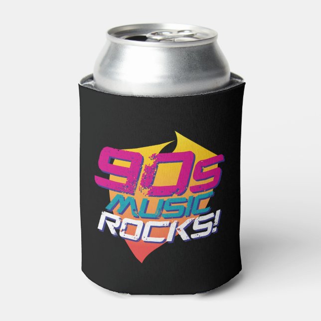 Musikrocks der 90er Jahre! (Hell) Dosenkühler (Kanne Vorderseite)