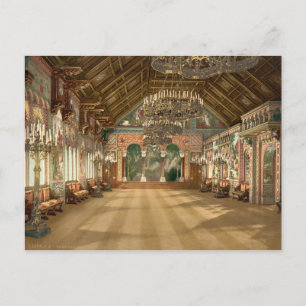 Musiksaal Neuschwanstein Schloss Deutschland Postkarte