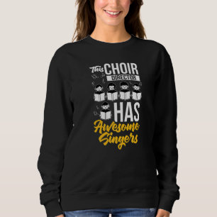 Musiksängerin Notenunterricht für Choreograf Sweatshirt