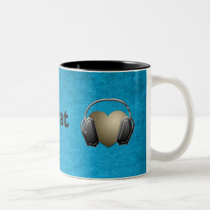 Musikschlag Zweifarbige Tasse