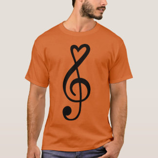 Musikschlüssel lustig T-Shirt