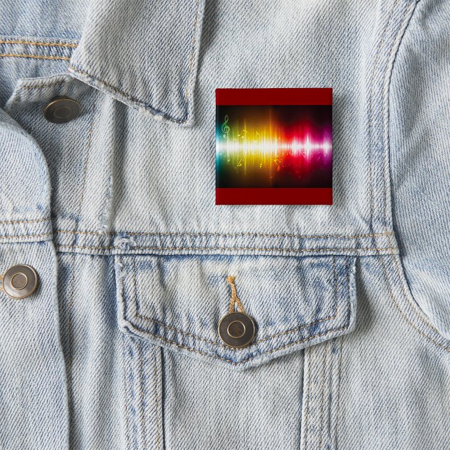 Musikspektrum Soundwave Vibrann Audio Visualizer Button (Von Creator hochgeladen)