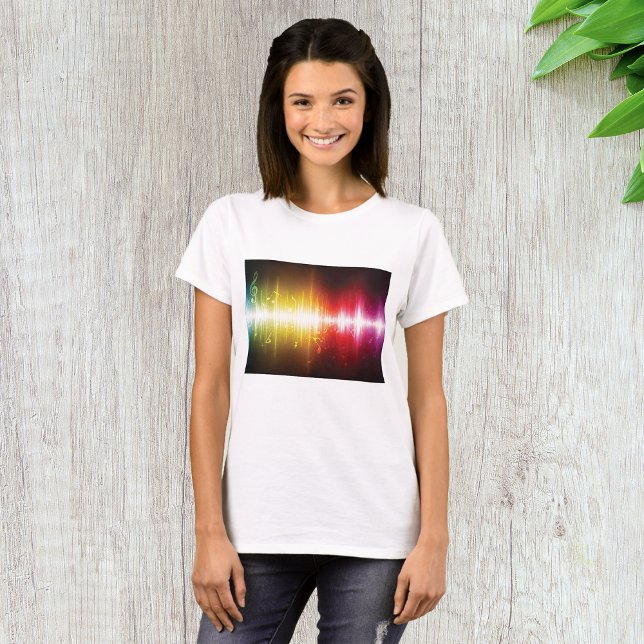 Musikspektrum Soundwave Vibrann Audio Visualizer T-Shirt (Von Creator hochgeladen)