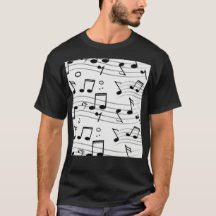 Musikstil-Musikmuster T-Shirt