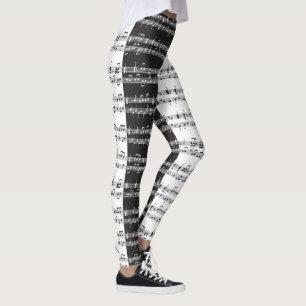 Musikstück leggings