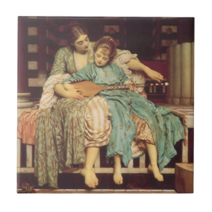 Musikstunde von Lord Frederic Leighton Fliese