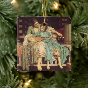Musikstunde von Lord Frederic Leighton Keramikornament