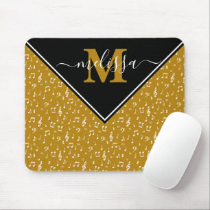Musiksymbole personalisiert mousepad
