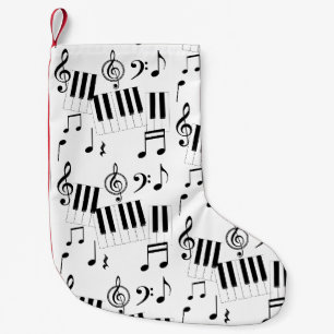 Musiktastatur Piano Note Erholung Treble Clef Kleiner Weihnachtsstrumpf