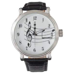 Musiktext Armbanduhr