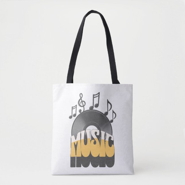Musiktext mit Vinyl Record Tasche (Vorderseite)