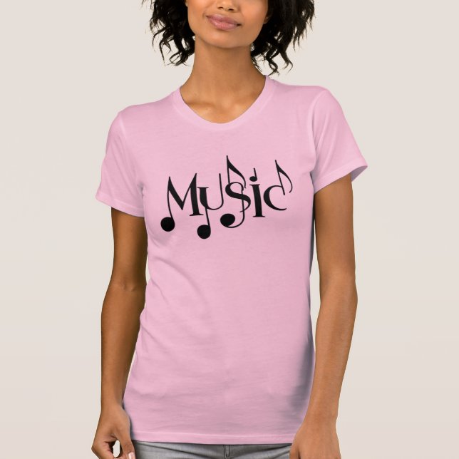 Musiktext T-Shirt (Vorderseite)