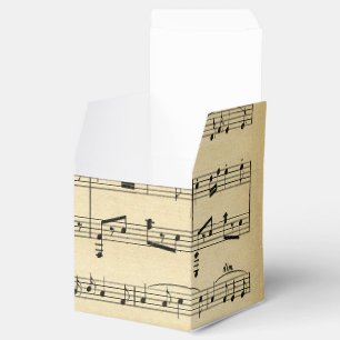 Musikthema Geschenkschachtel