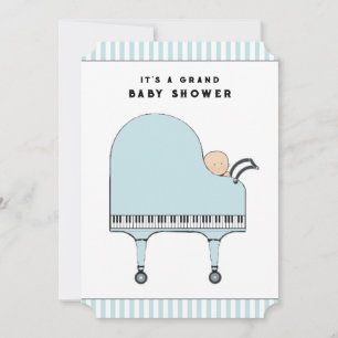 Musikthemen-Einladungen zur Babyparty Einladung