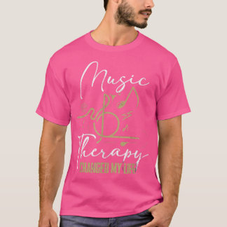 Musiktherapie Patient Psychotherapie für kreative  T-Shirt