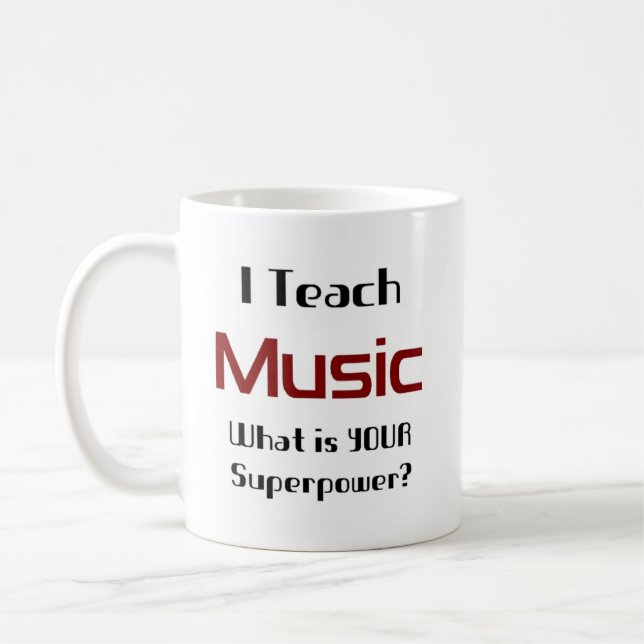 Musikunterricht Kaffeetasse (Links)