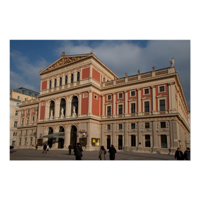 Musikverein, Wien Österreich Poster (Vorderseite)