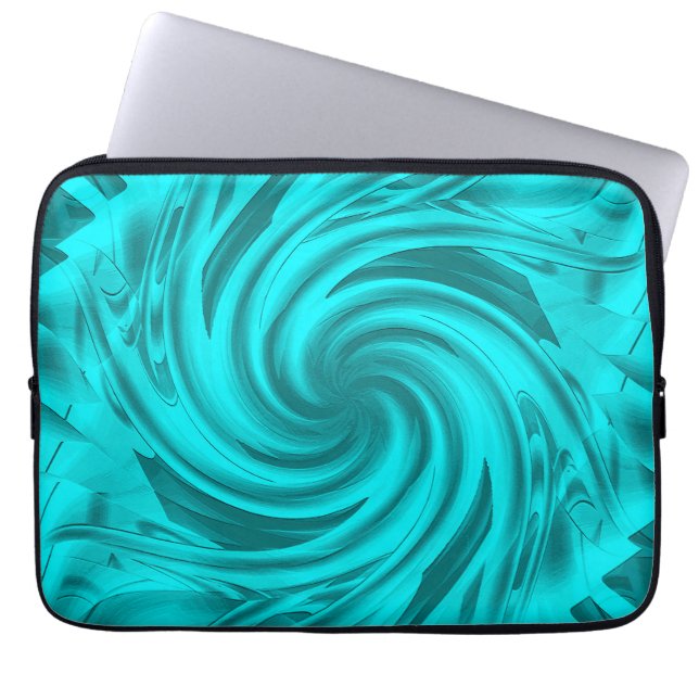 Musikwellen... Laptopschutzhülle (Vorderseite)
