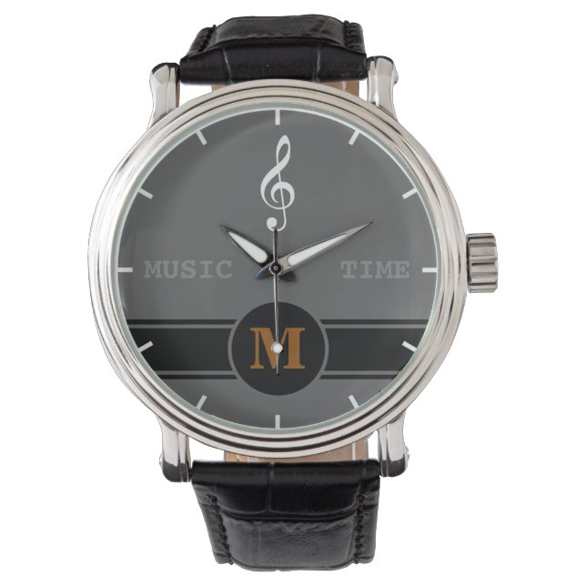 Musikzeit personalisiert armbanduhr (Vorderseite)