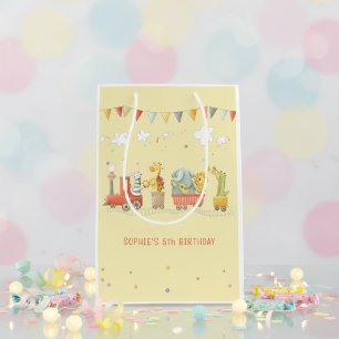 Musikzug mit wilden Tieren Kindergeburtstag Mittlere Geschenktüte