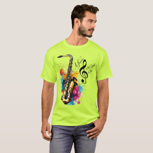 Musimentshirts Soul Saxophon Player T-Shirt