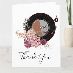 musique adulte, carte de remerciements