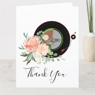 musique adulte, carte de remerciements