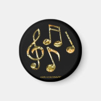 MUSIQUE AMOUREUX Musique Note Magnet