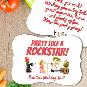 Musique amusante carte d'anniversaire papa nourrit