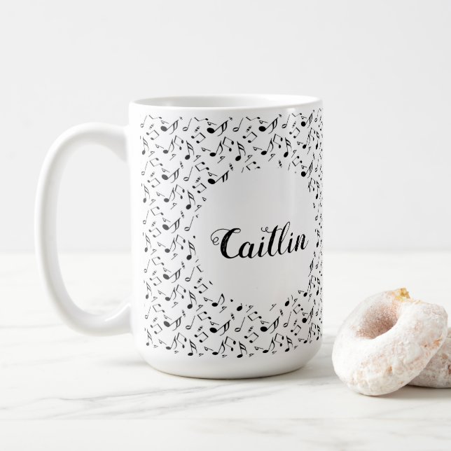 Musique Chanteur Nom Mugs (Avec donut)