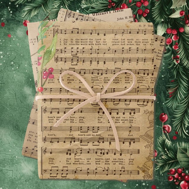 Musique classique de Noël 3 feuilles de papier env (Créateur téléchargé)