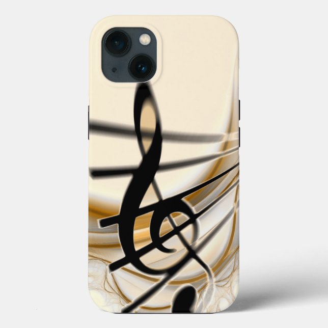 Musique - Coque à clé trible-coque iphone (Verso)