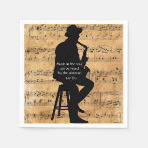 Musique dans les serviettes en papier soul