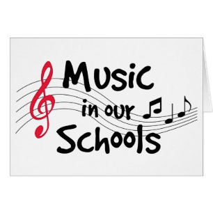 Musique dans nos écoles Carte de voeux