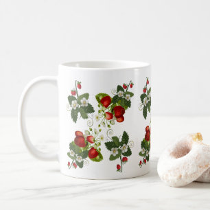 Musique de fraise rétro Pépinière de fraises Mug