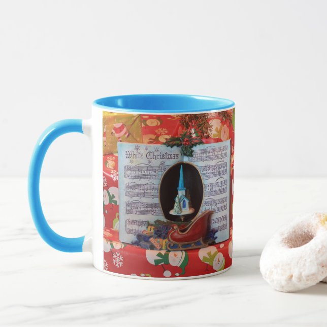 Musique de Noël Mug de café (Coupe) (Avec donut)