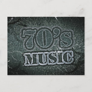 Musique des années 70 vintage - Cartes postales
